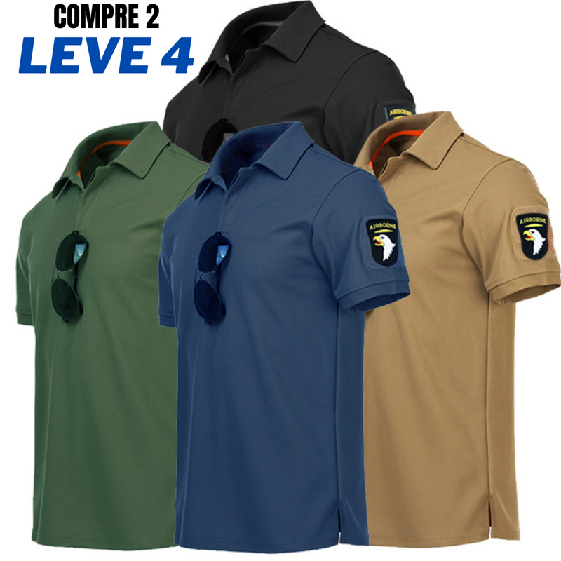 (Super Queima de Estoque🔥) Camisa Gola Polo Tactical