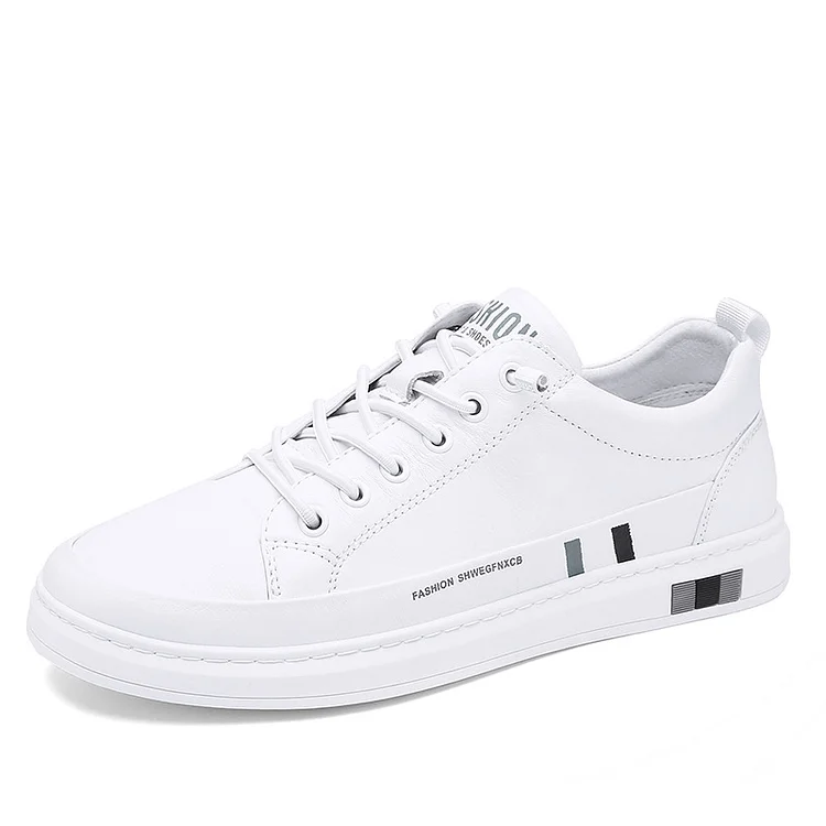 Kit 2 Pares de Tenis Masculino Flat Couro Legitimo