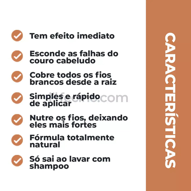 Sevích™ - Tinta de Cabelo em Pó (Compre 1, Leve 2) +10% de desconto