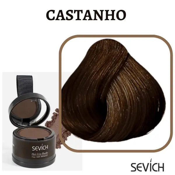 Tinta de Cabelo em Pó Cobre Todos os Fios Brancos - Sevích® (Compre 1, Leve 2)