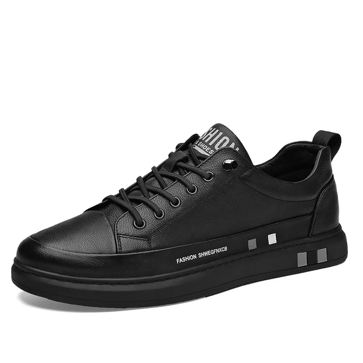 Kit 2 Pares de Tenis Masculino Flat Couro Legitimo